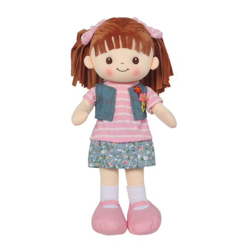 16" Little Sweet Hearts Floral Doll (90958) - interactive-plush