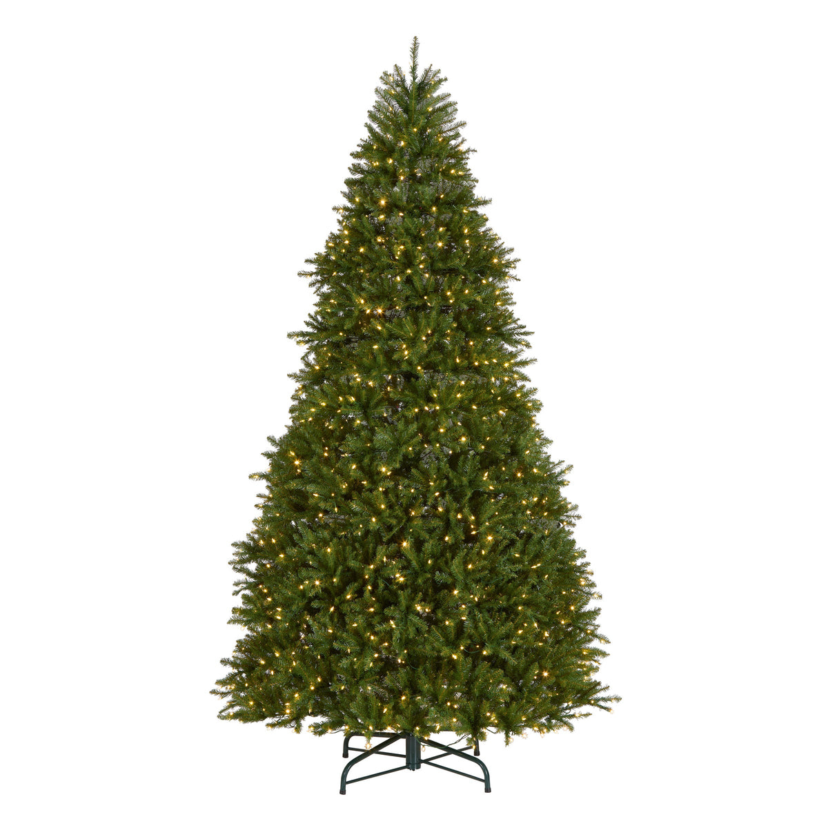 10 ft. Pre-Lit Dunhill Fir Tree with Dual Color LED Lights - holiday-lighting