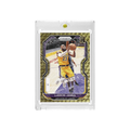 Lakers LeBron James Prizm Snake Pattern Refractor Card with Display Case